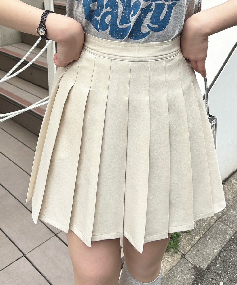 美品・XL］現行 FENDI プリーツスカート ミニスカート コットン 