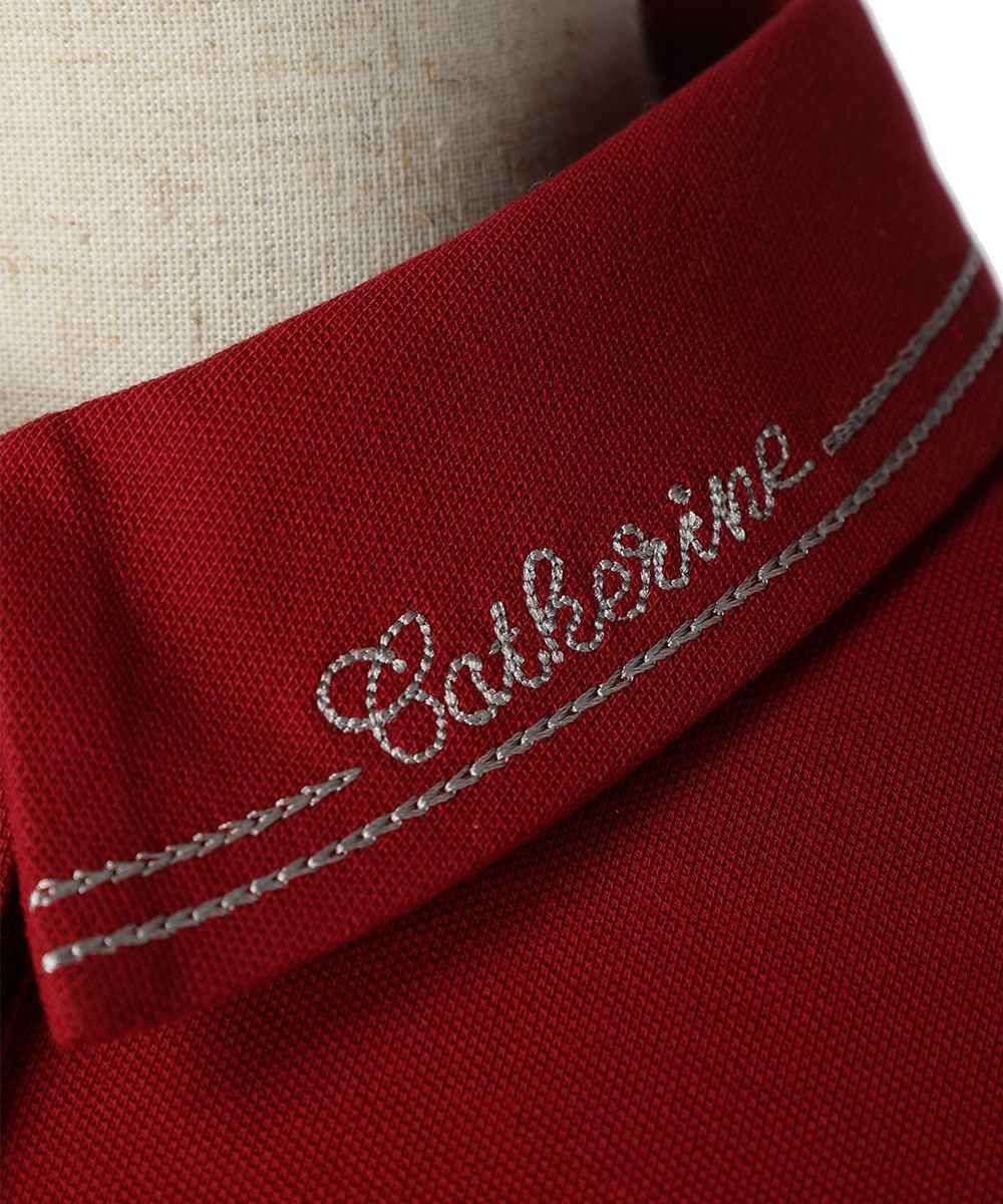 ロゴ刺繡 (red)