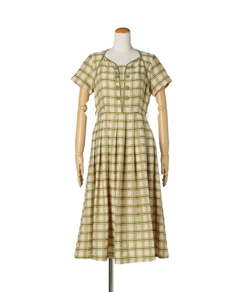 With belt removed (green×beige)