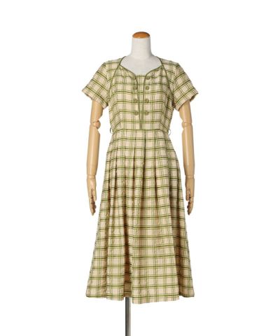 With belt removed (green×beige)