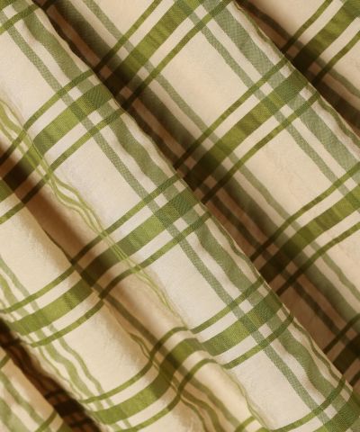 Fabric up (green×beige)
