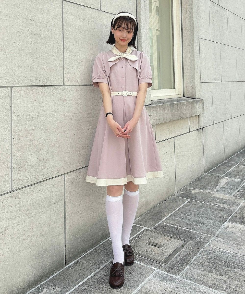 light pink×white / 165cm
