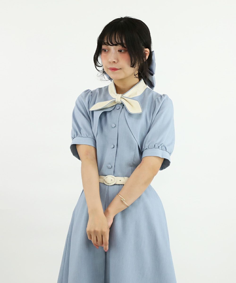 light blue×white / 150cm