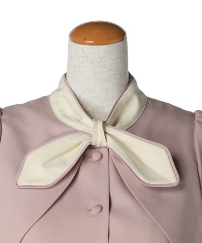 Ribbon (light pink x white)