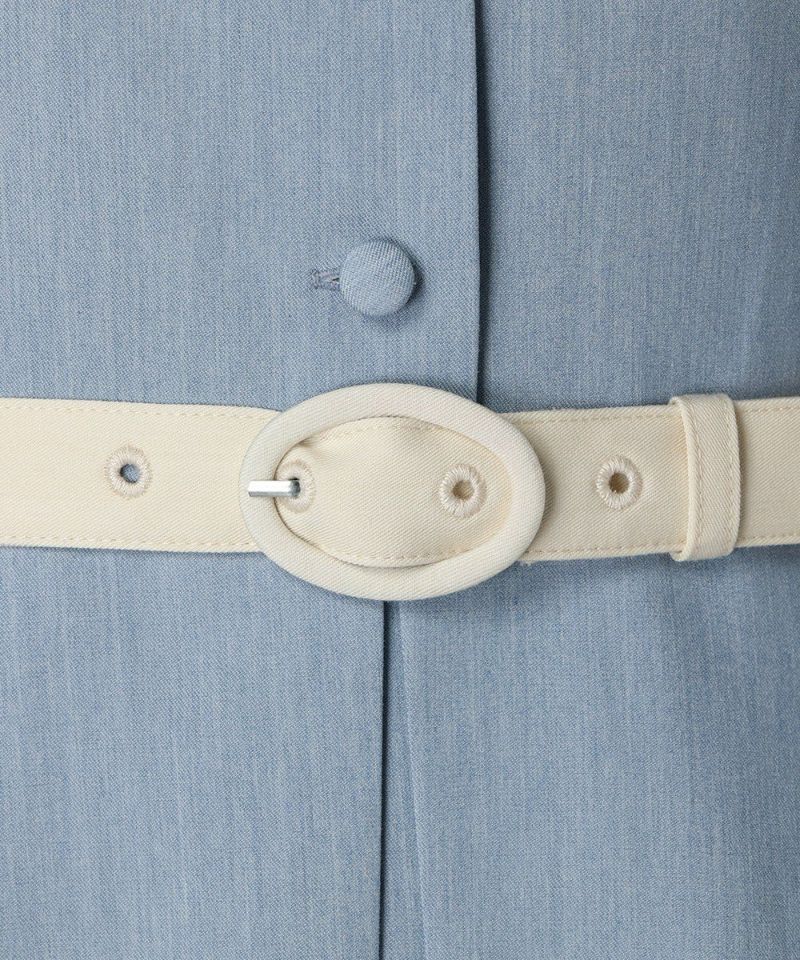 Belt (light blue x white)