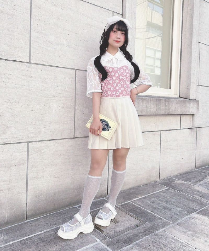 □フラワージャガードビスチェ/F i.n.t [50AF03f020] | F i.n.t公式