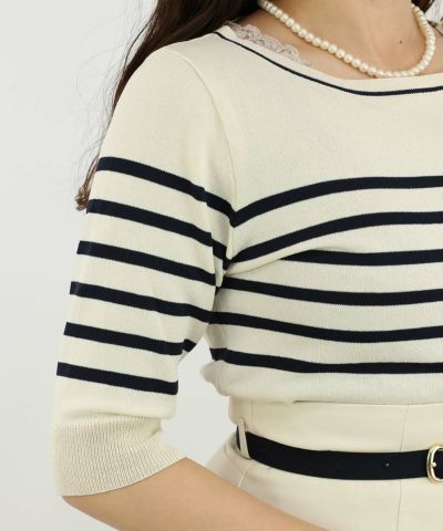 navy / 157cm / Layered with lace inner