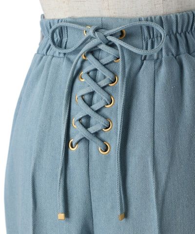 Back lace-up (light blue)