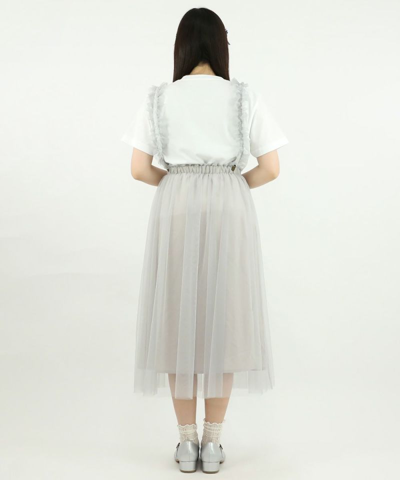 □フリルサスペンダー付きチュールスカート/F i.n.t [50AG05q013
