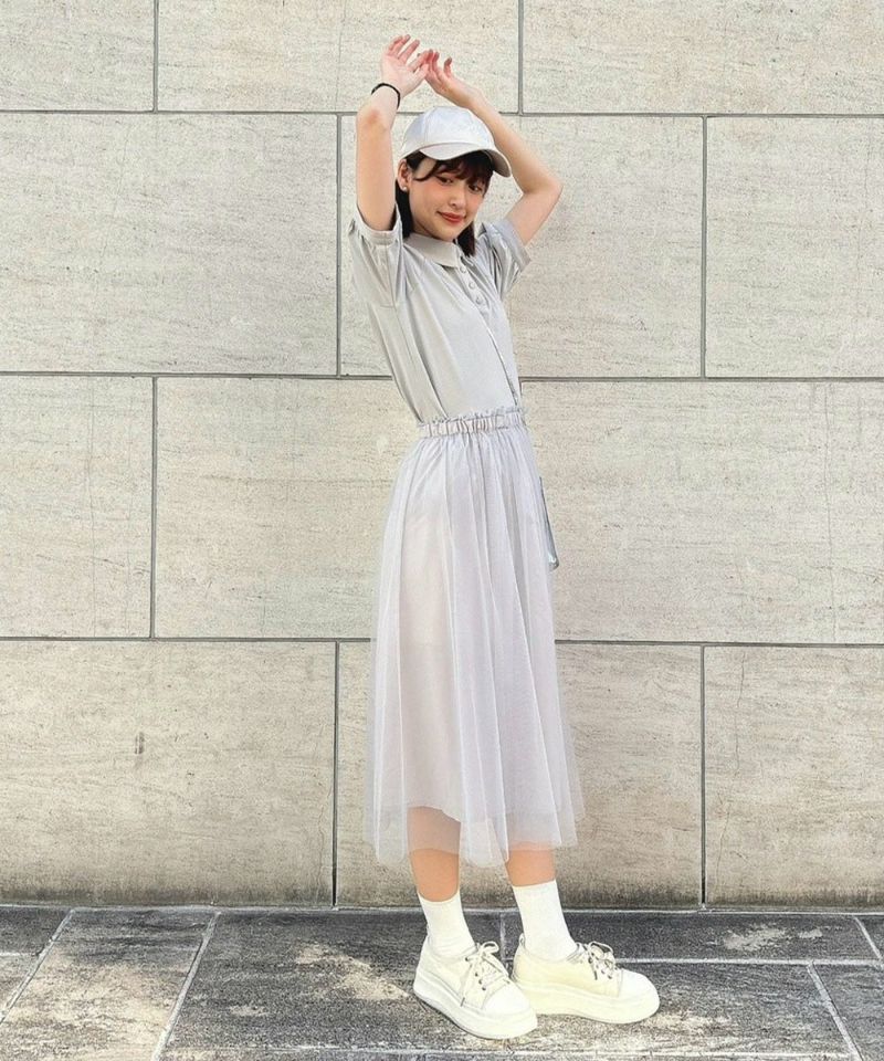 blue gray / 165cm / without suspenders