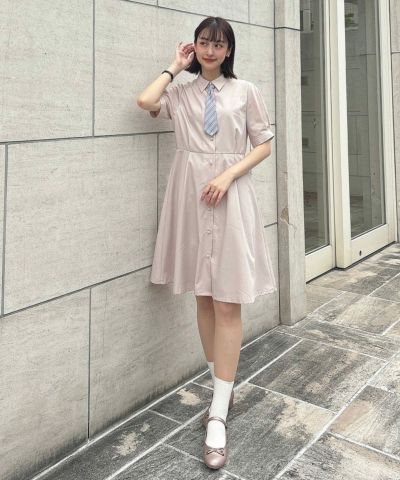 新品】フィント ストライプレースガウンワンピース - メルカリ