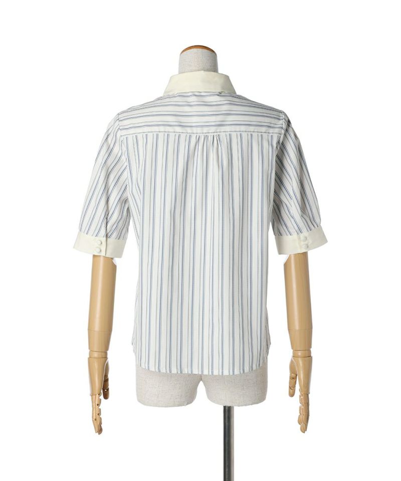 Back (ivory x blue)