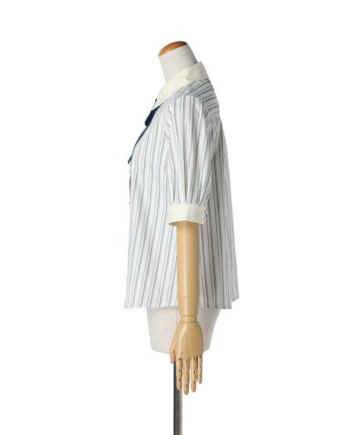 Side (ivory x blue)