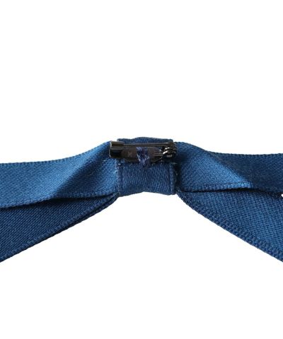 Back pin (ivory×blue)