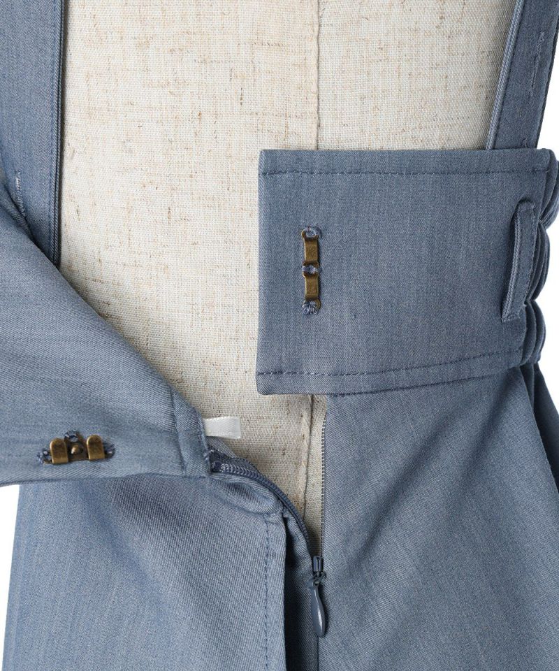 Side fastener (blue gray)