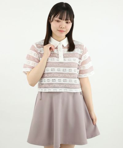 light pink×white / 153cm