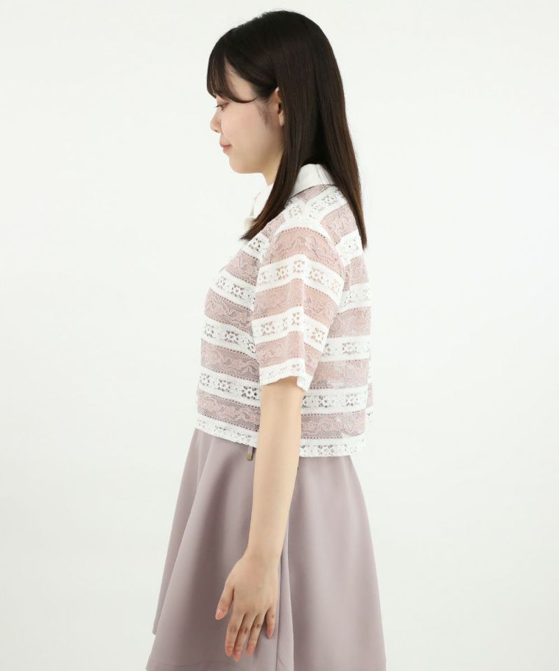 light pink×white / 153cm