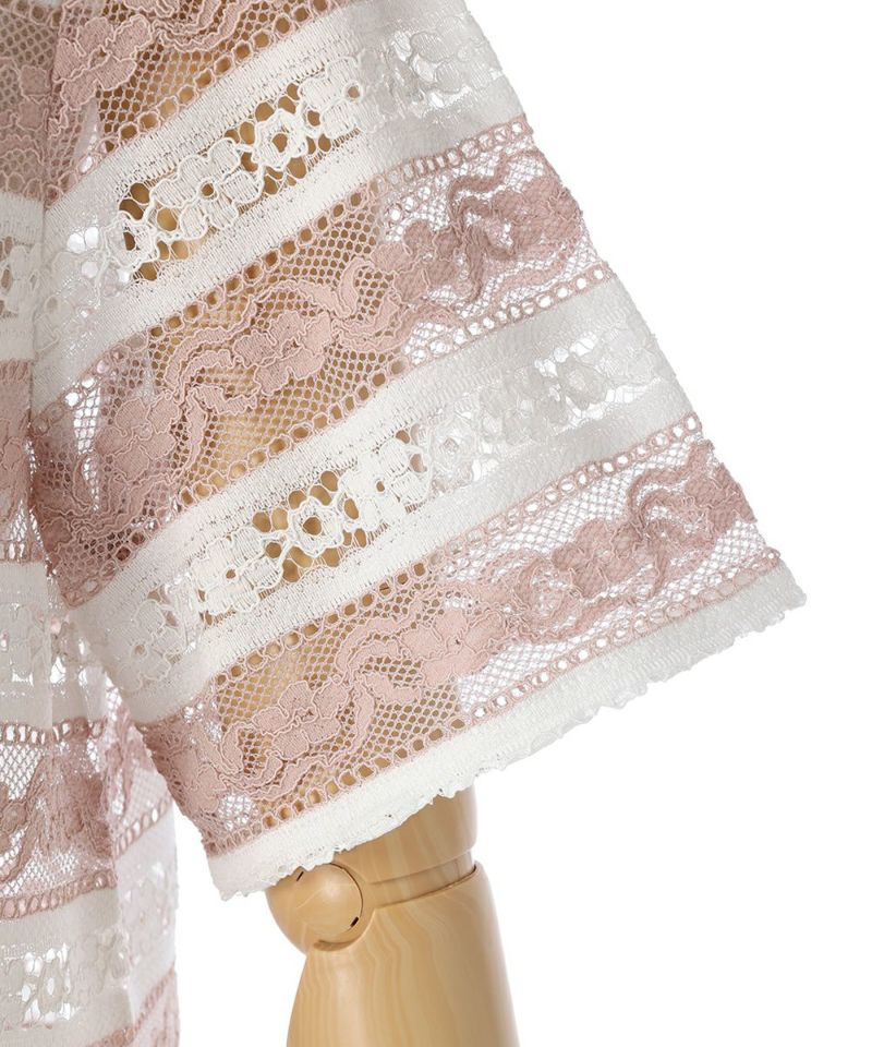 Sleeves (light pink×white)