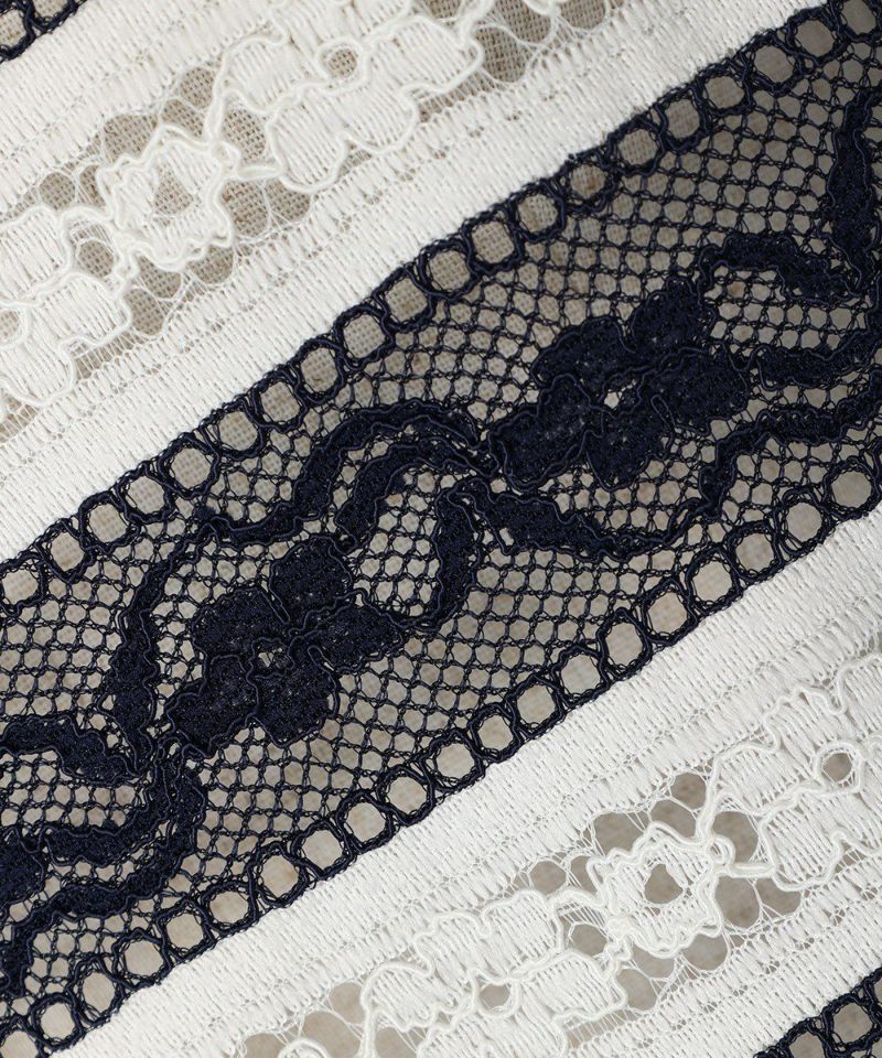Fabric up (navy x white)