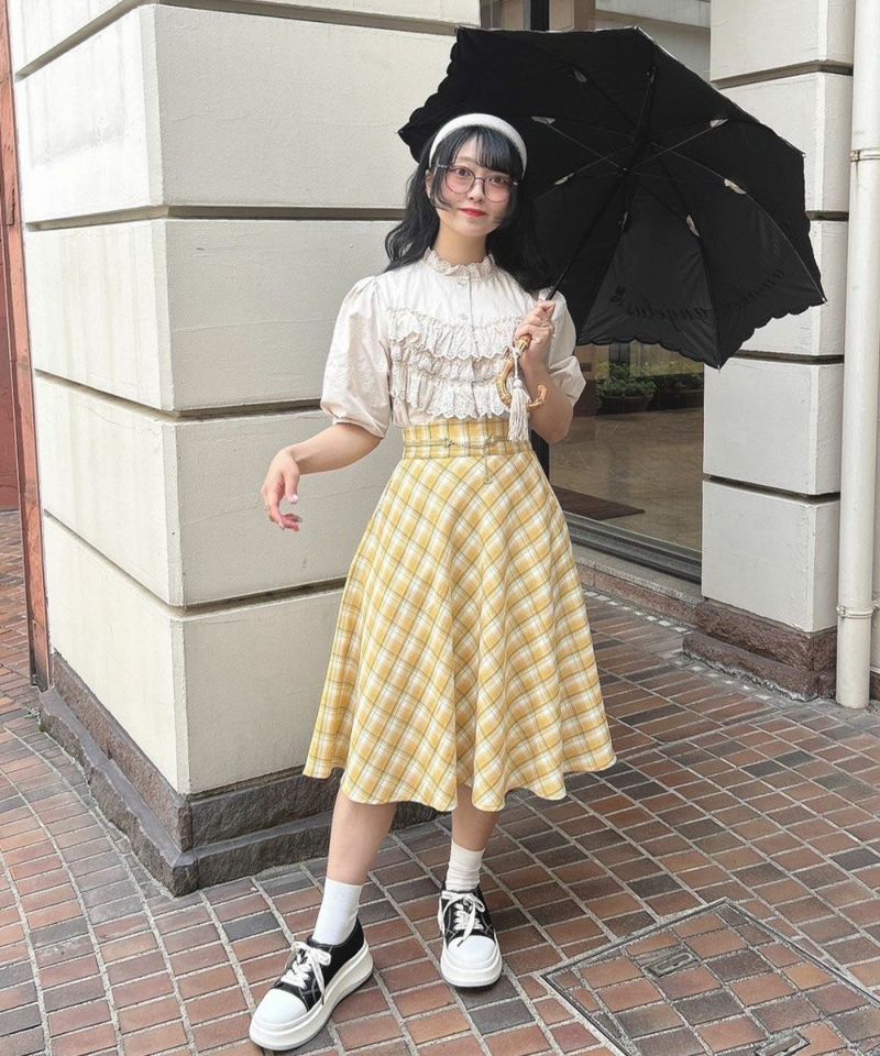 yellow×brown / 150cm / Wearing size: 1
