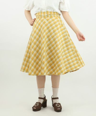 yellow×brown / 153cm / Wearing size: 1