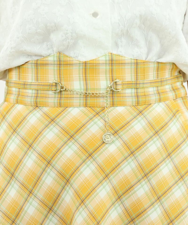 yellow×brown / 153cm / Wearing size: 1