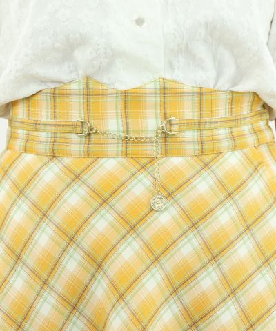yellow×brown / 153cm / Wearing size: 1