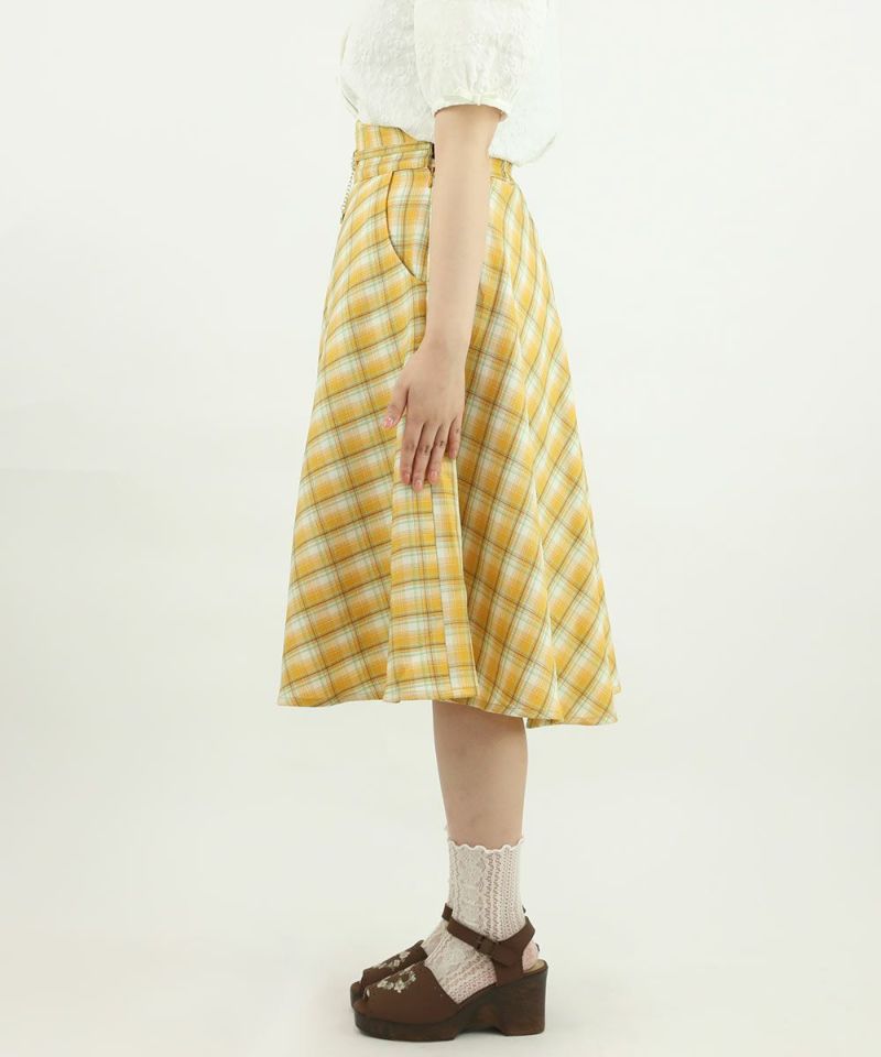 yellow×brown / 153cm / Wearing size: 1