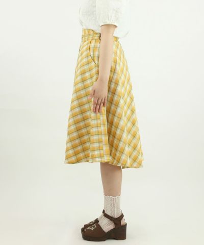 yellow×brown / 153cm / Wearing size: 1