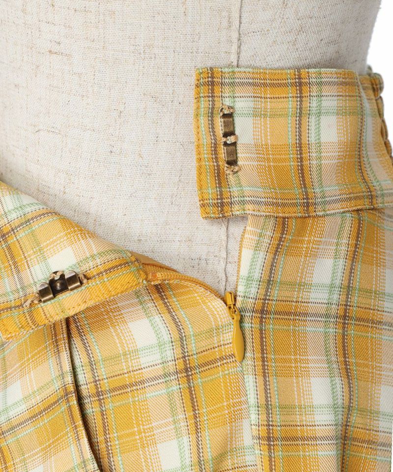 Side zipper (yellow×brown)