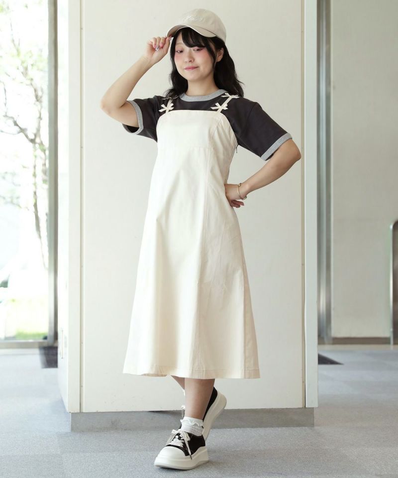 □プチリボンデニムキャミワンピース/F i.n.t [50AE05f018] | F i.n.t