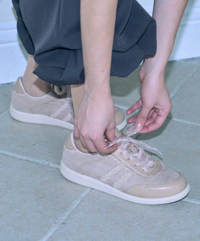 レース使いローテクスニーカー/F i.n.t [51AA07b003]