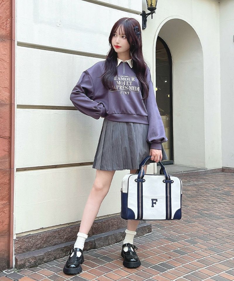 gray×navy