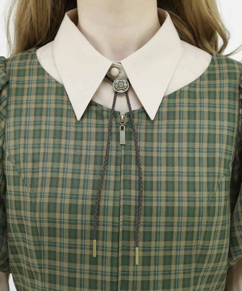 green×yellow / 158cm / Layered with a blouse