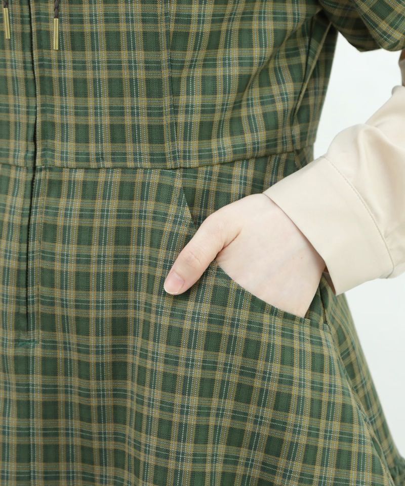 green×yellow / 158cm / Layered with a blouse