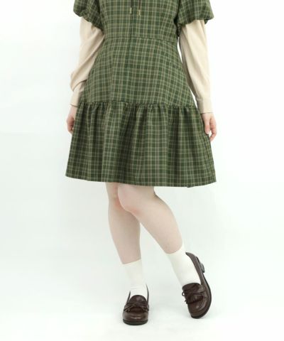 green×yellow / 158cm / Layered with a blouse