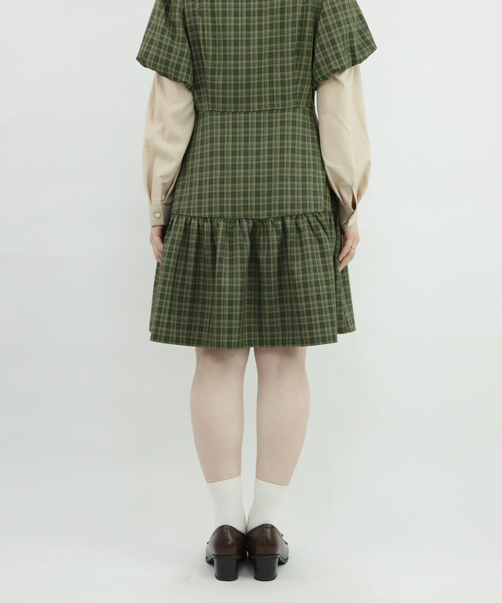 green×yellow / 158cm / ブラウスとのレイヤード