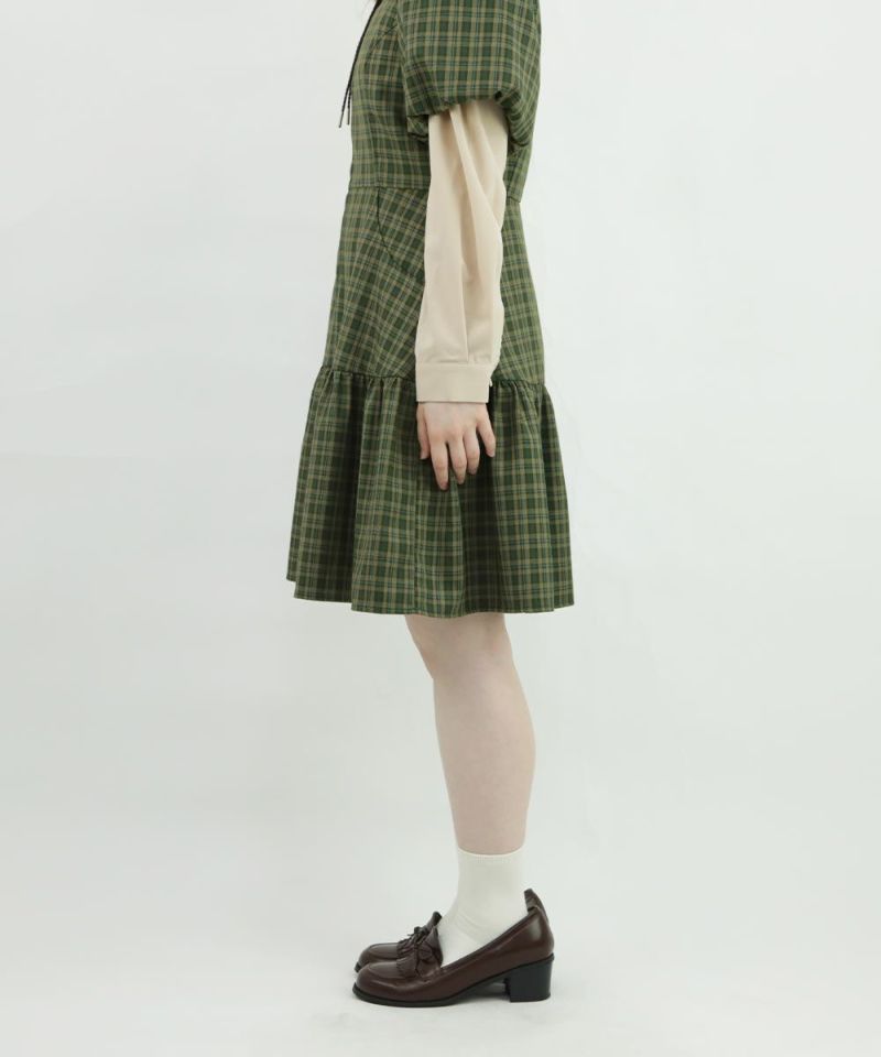 green×yellow / 158cm / Layered with a blouse