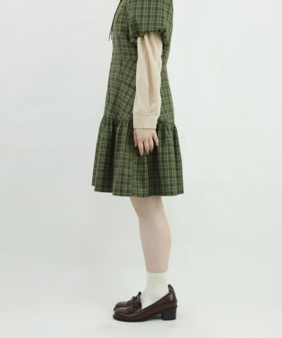 green×yellow / 158cm / Layered with a blouse