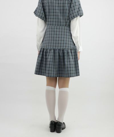 blue×brown / 165cm / Layered with a blouse