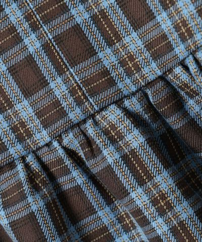 Fabric up (blue×brown)