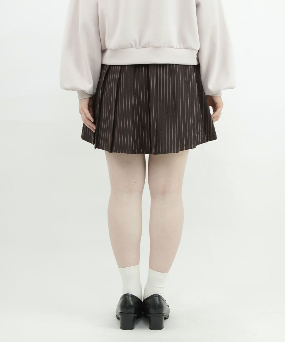 □レジメストライププリーツミニスカート/F i.n.t [51AG02k003] | F