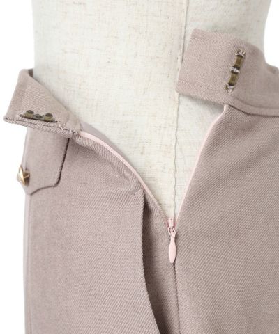 Side fastener (pink beige)