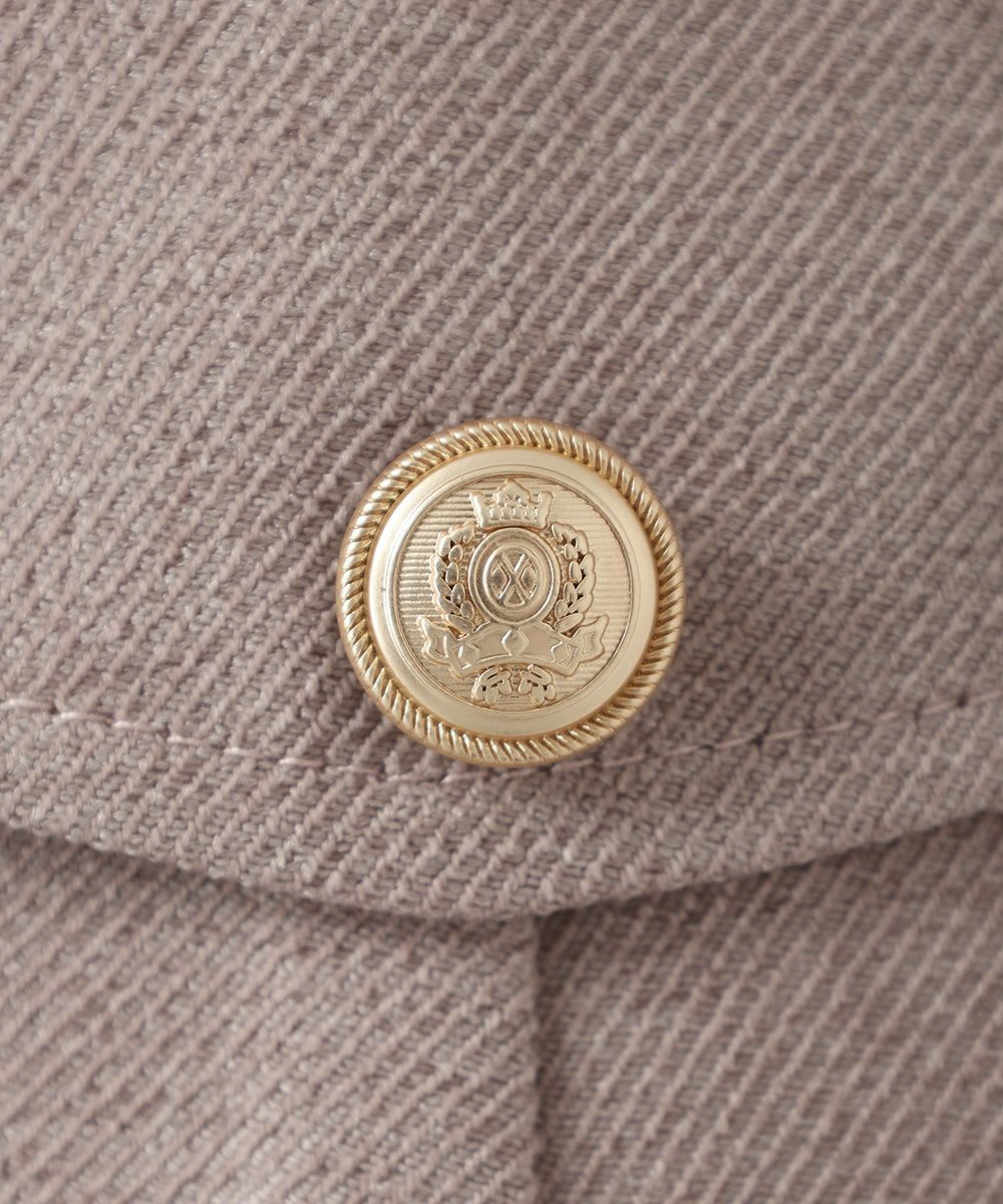 釦アップ (pink beige)