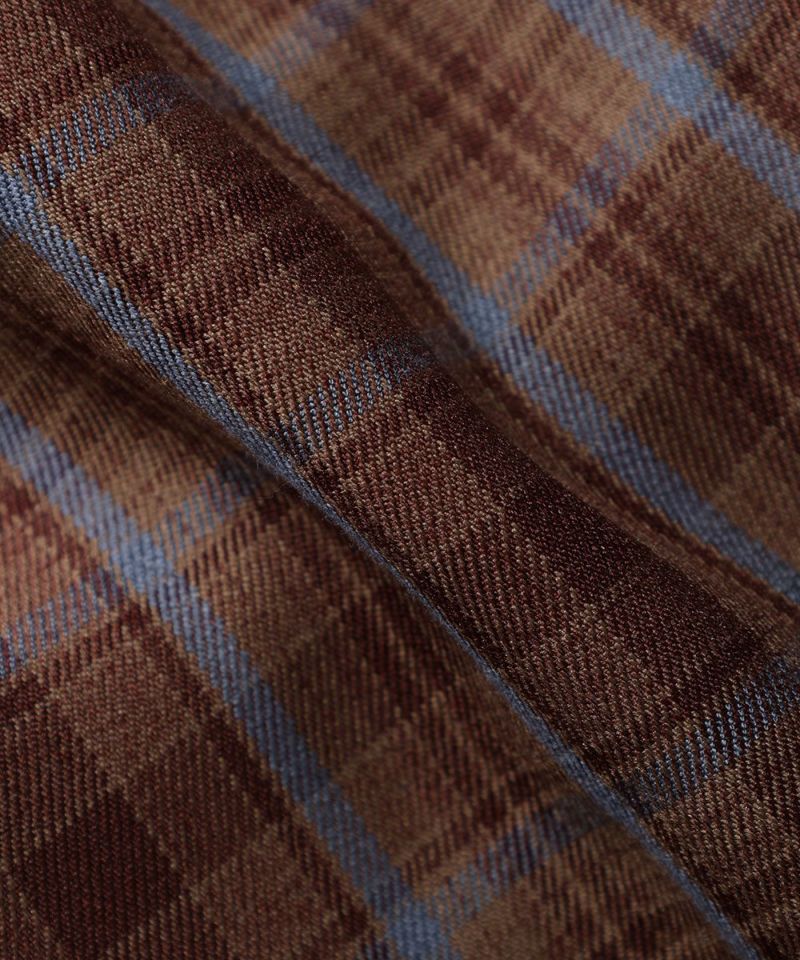 Fabric up (brown x navy)