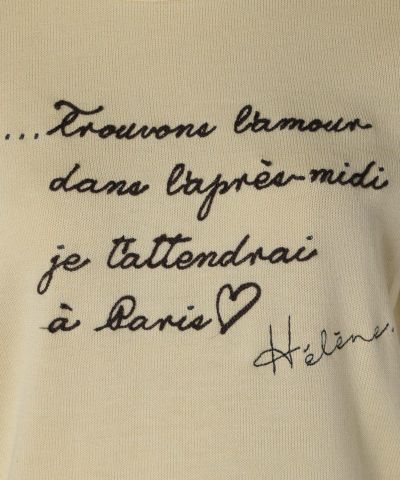 Embroidery up (ivory)