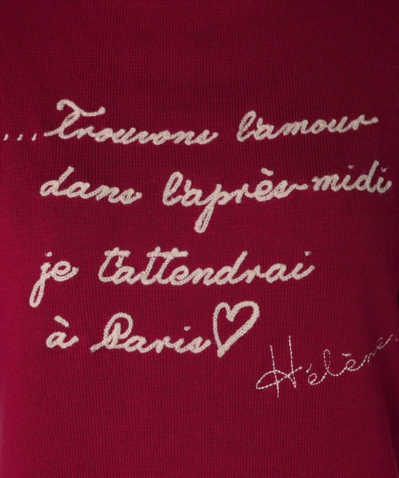 Embroidery up (red)