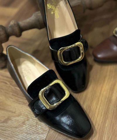 □Low heel shoes with buckles/an another angelus [51BA01c003]