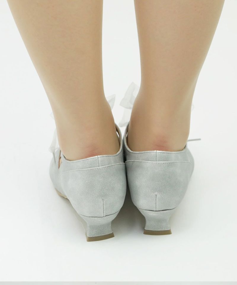 □シアーリボンパンプス/an another angelus [51BA01d001] | F i.n.t