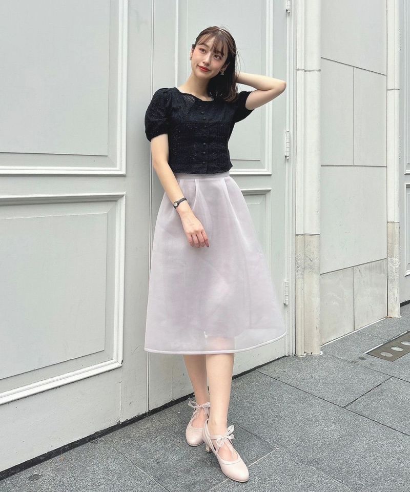 □シアーリボンパンプス/an another angelus [51BA01d001] | F i.n.t